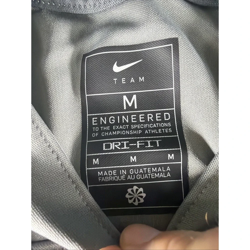 Nike Ohio State Buckeyes Jersey Med Grey Football #1 Game Jersey NCAA Dri Fit